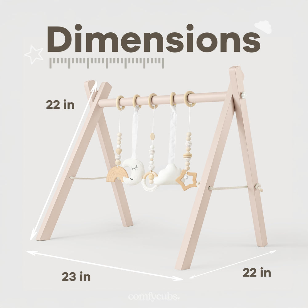 Comfy Cubs design fits cozy nursery corners.