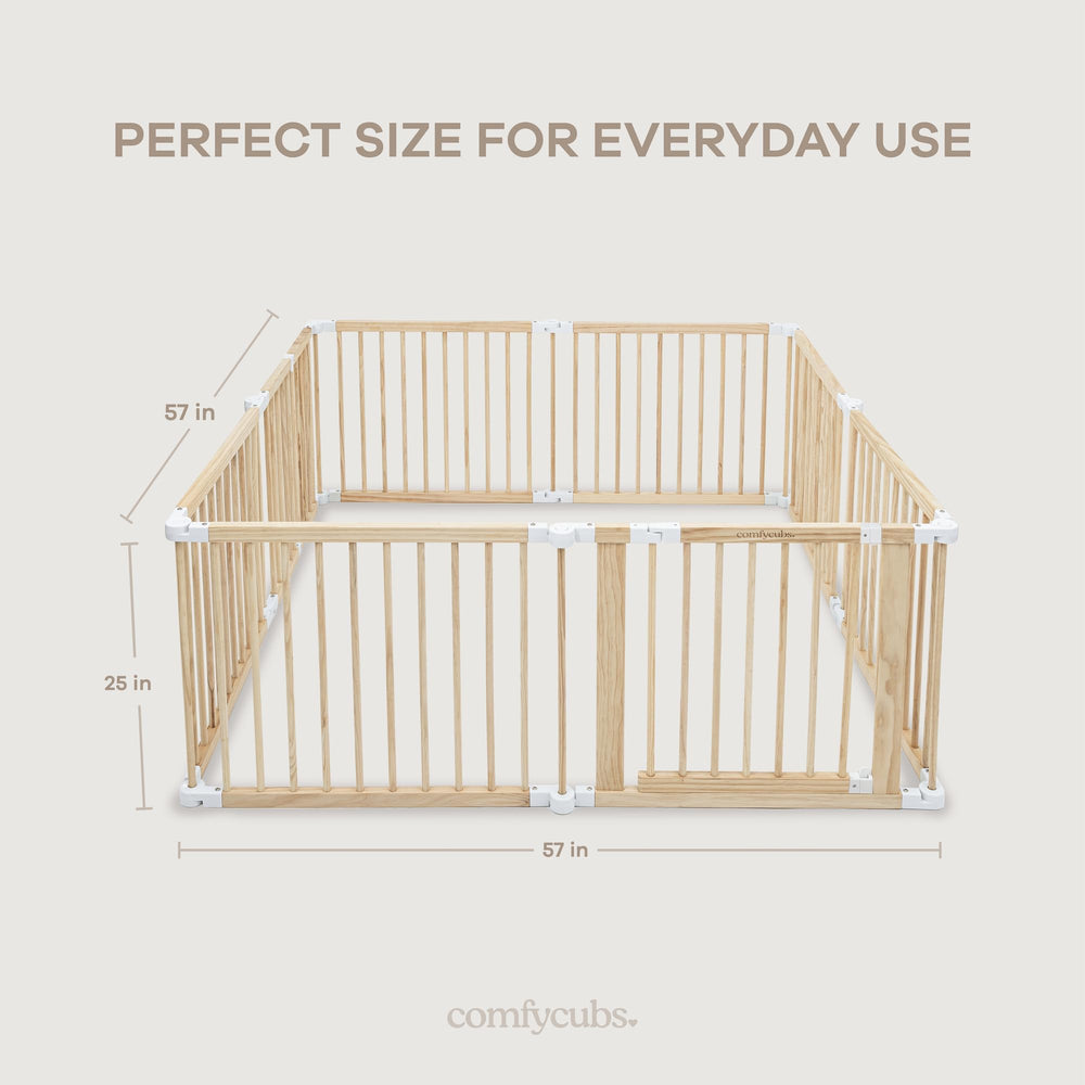 Comfy Cubs portable playyard emphasizes mobility for safe spaces at home or travel.