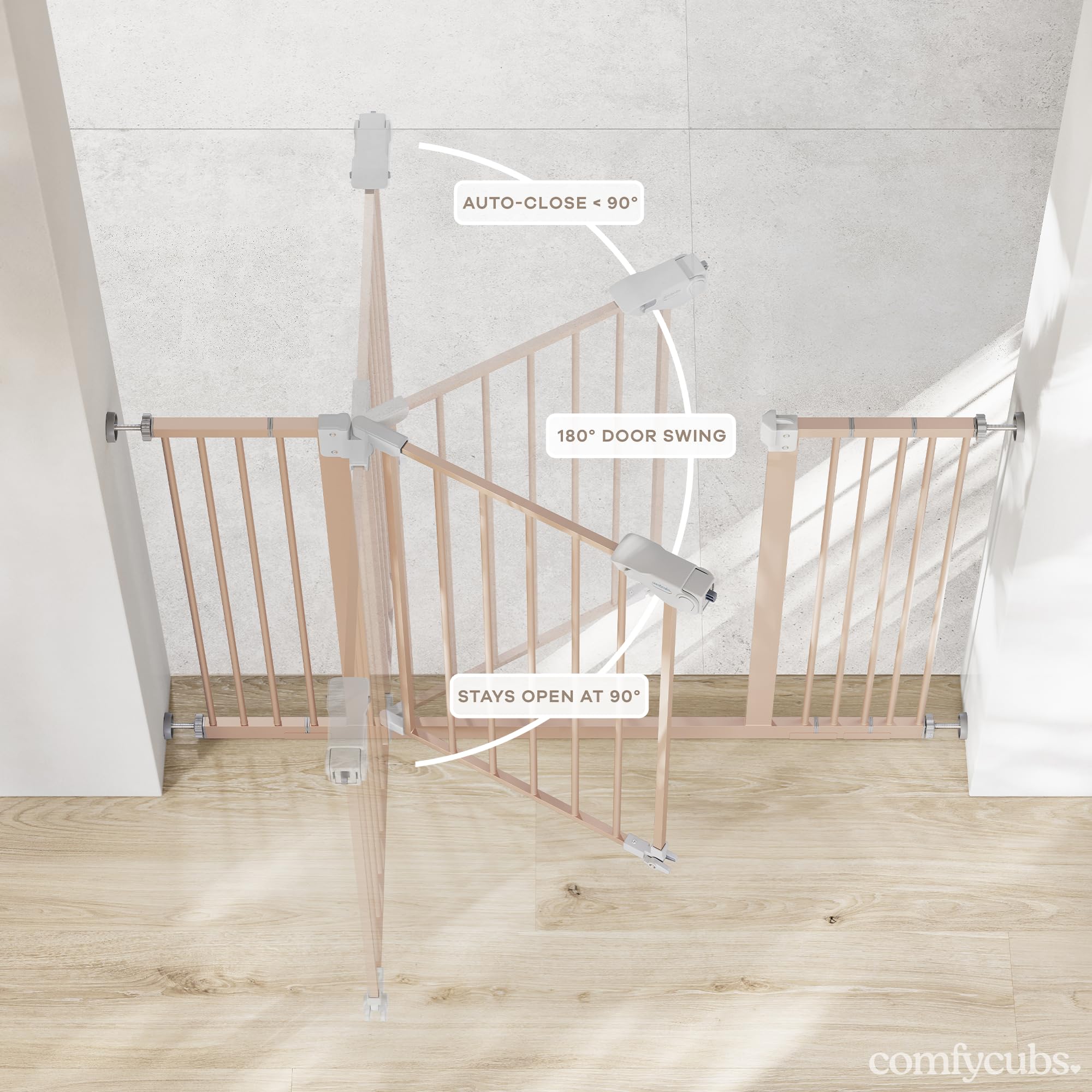 Comfy Cubs blush finish blends with home décor while remaining sturdy.