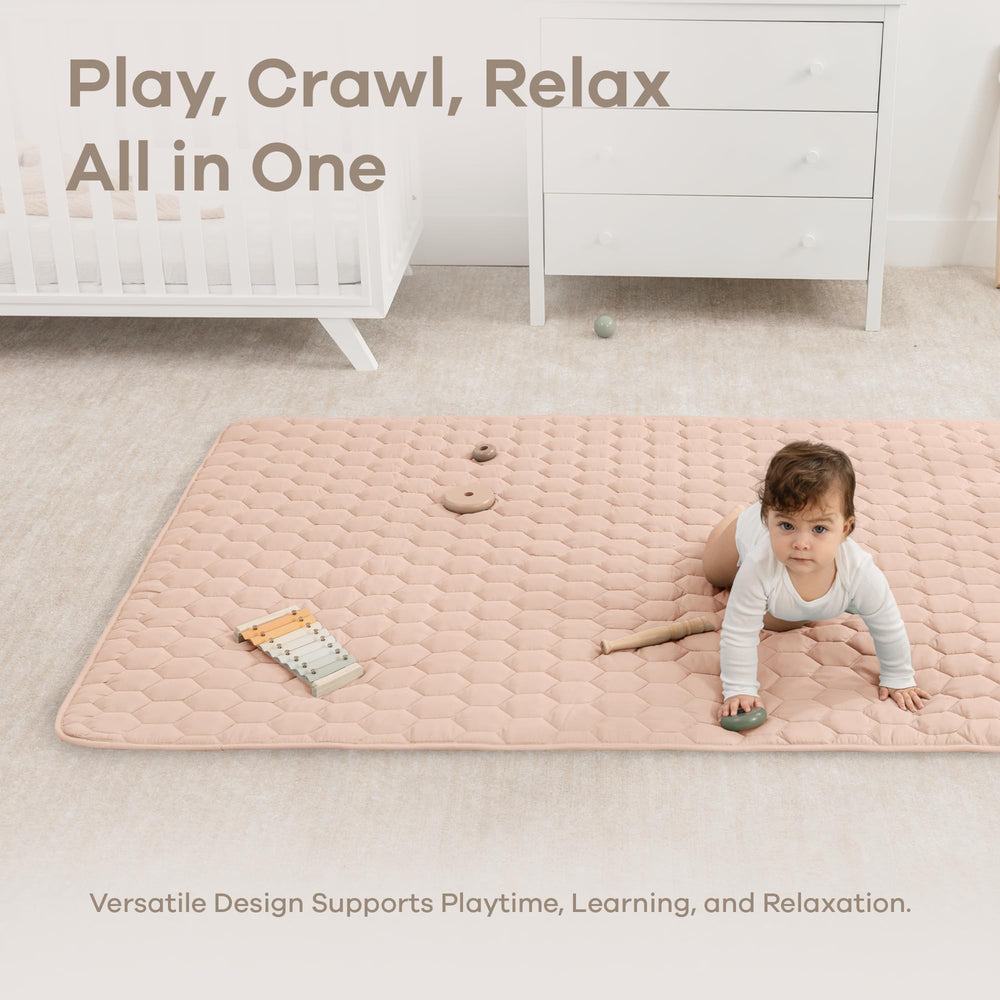 Durable polyester construction makes cleaning quick and easy for busy families.