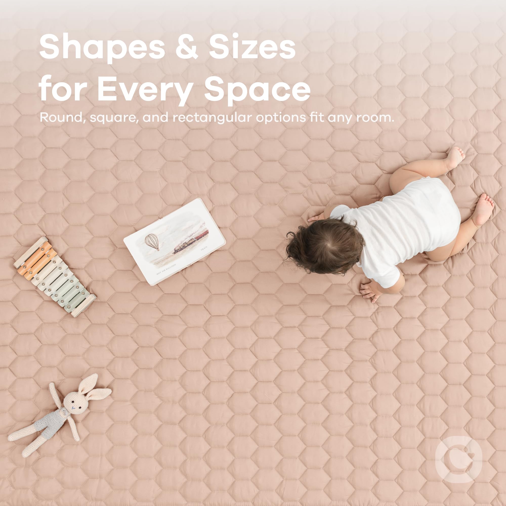 Ideal for nursery or living room setups with a soft, inviting color.