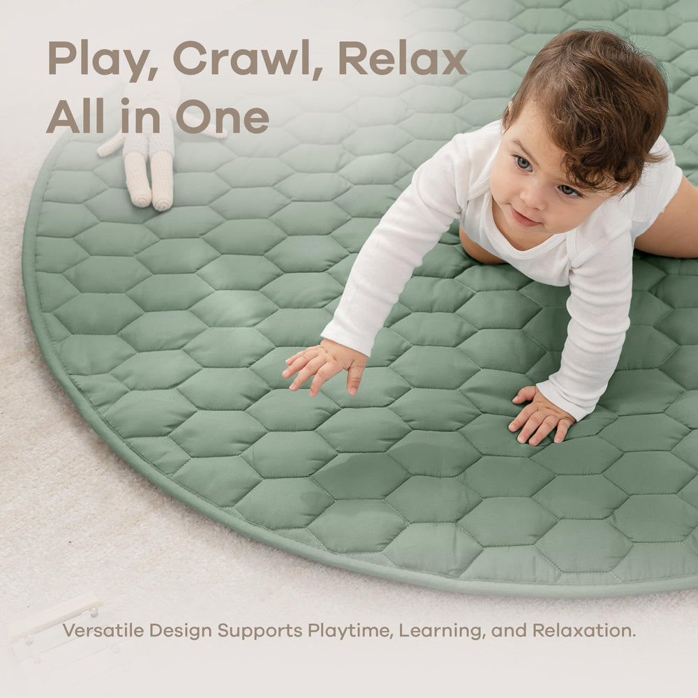 Comfy Cubs Fern non-slip bottom ensures stable play areas