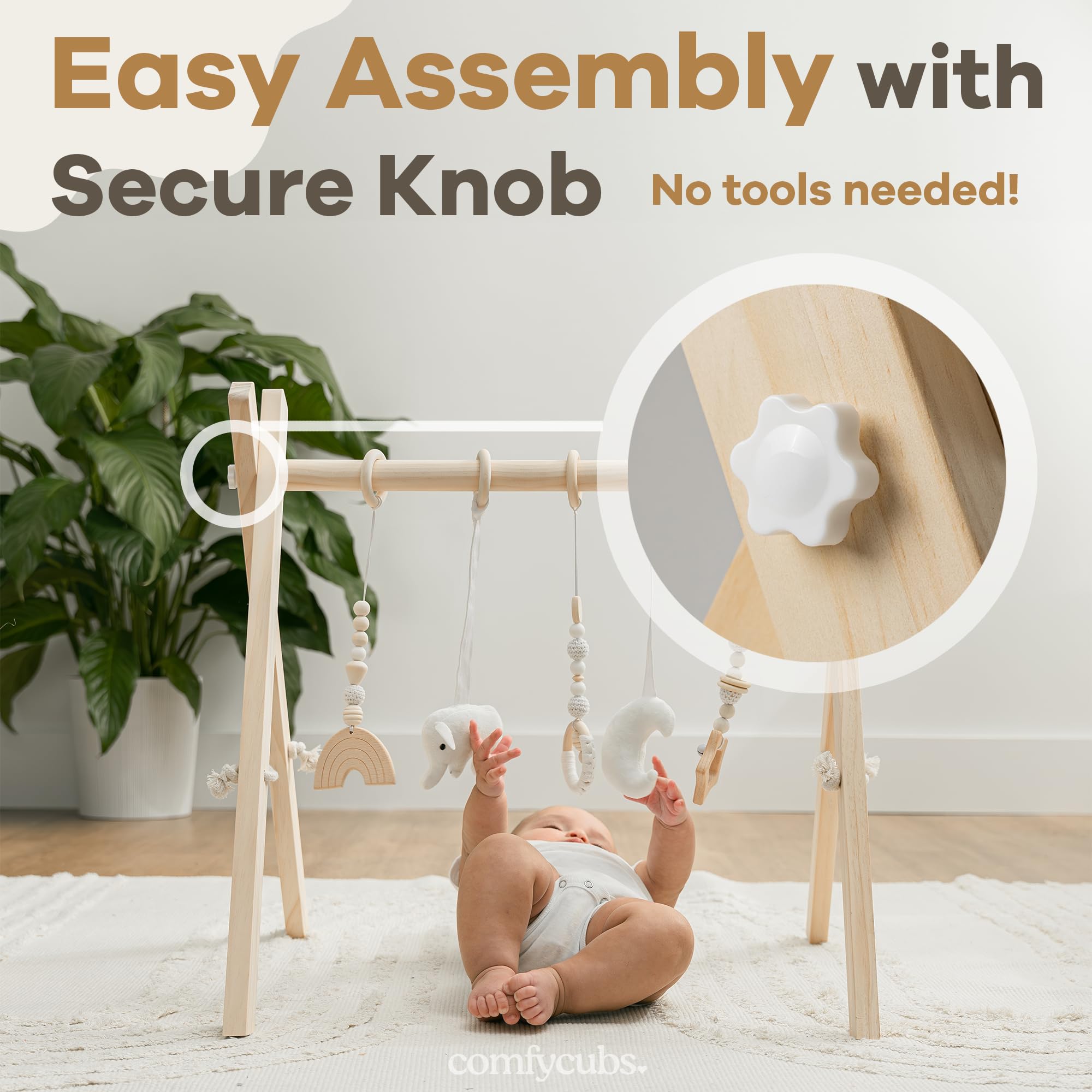 Comfy Cubs safe, durable build supports infant exploration as skills grow