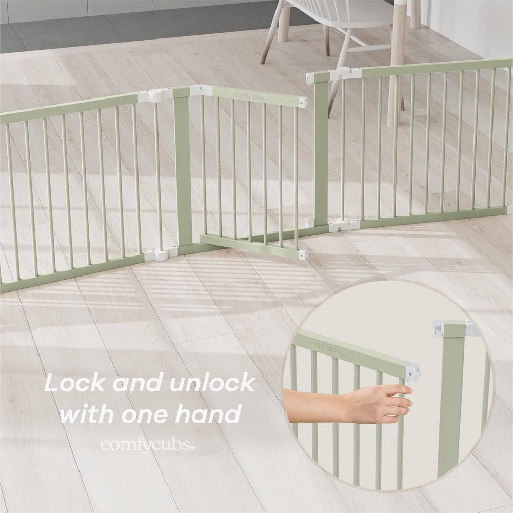 Comfy Cubs safe space for babies and toddlers in open layouts.
