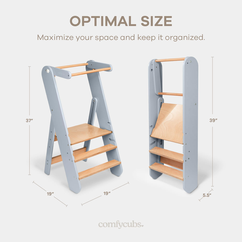 Supports up to 90 pounds for growing toddlers with reliable stability.