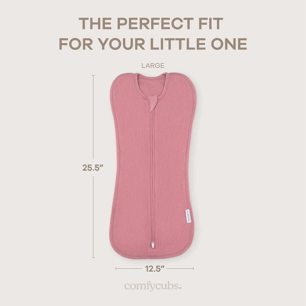 Comfy Cubs swaddle 2-pack highlight value and long-lasting newborn sleep support.