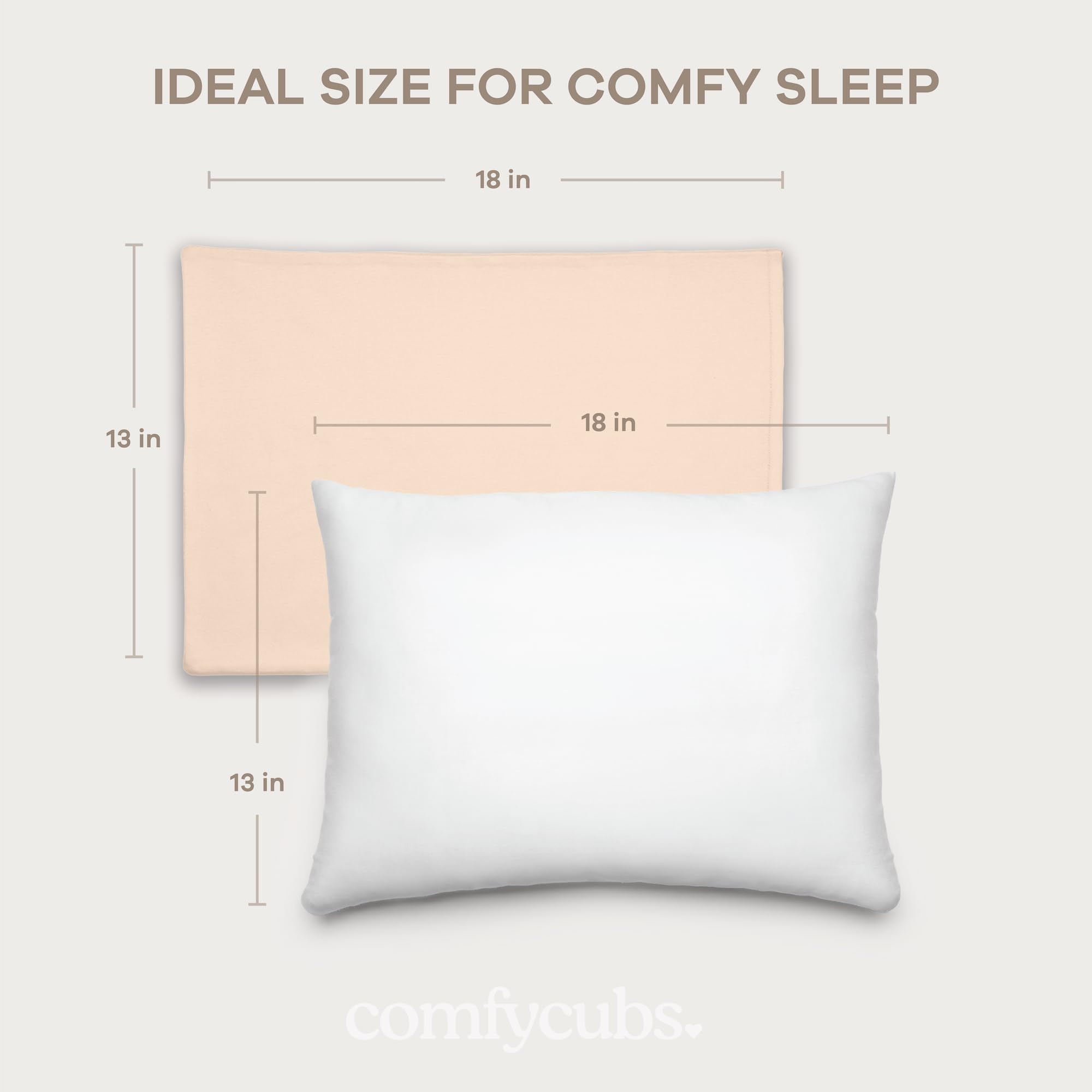 Comfy Cubs two-pack product set emphasizes value and sleep support for toddlers.