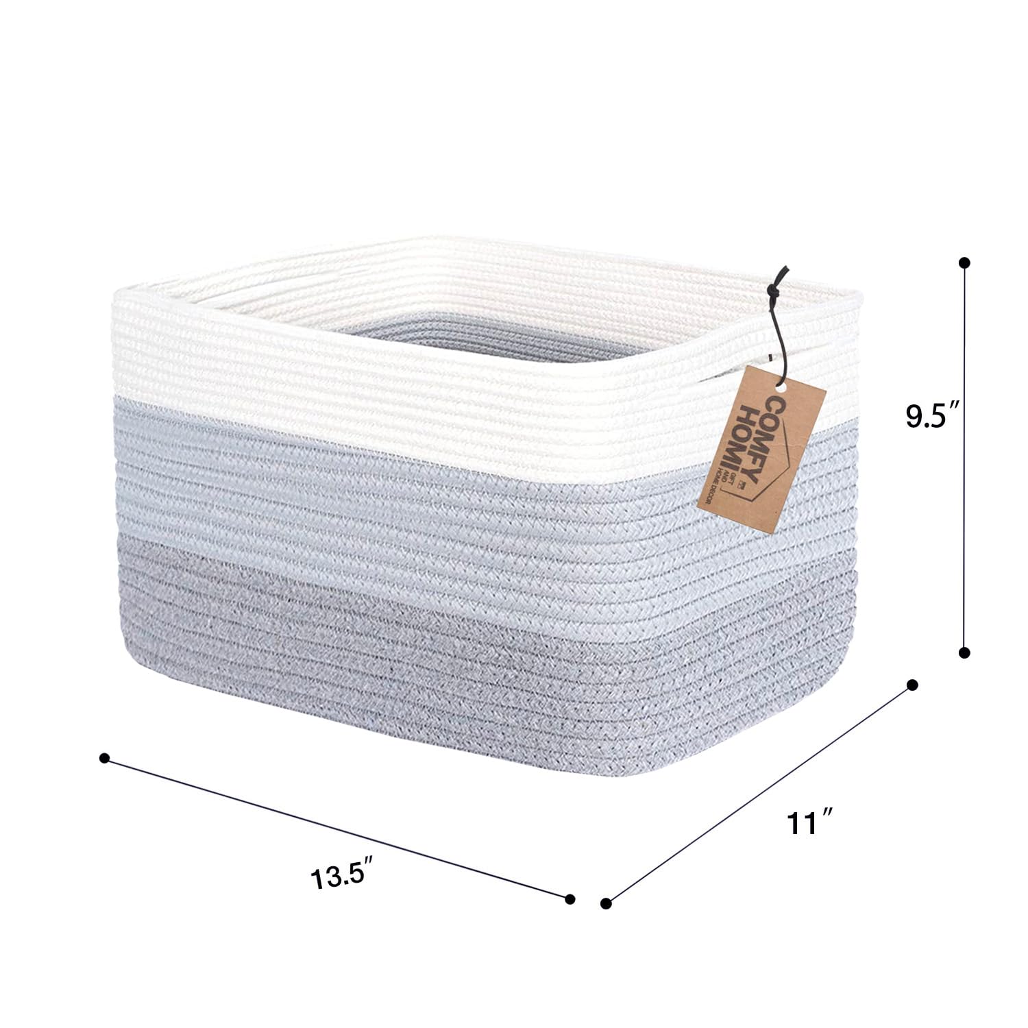 COMFY-HOMI versatile storage for towels, blankets, or baby supplies.