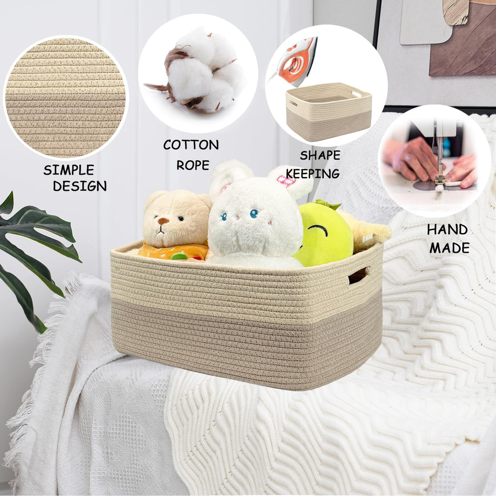 COMFY-HOMI easy-shape basket folds into place for quick setup.