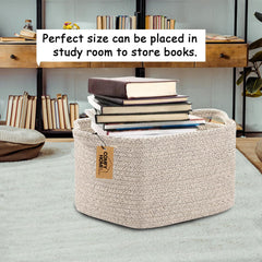 COMFY-HOMI cotton rope basket feels natural and safe for homes.