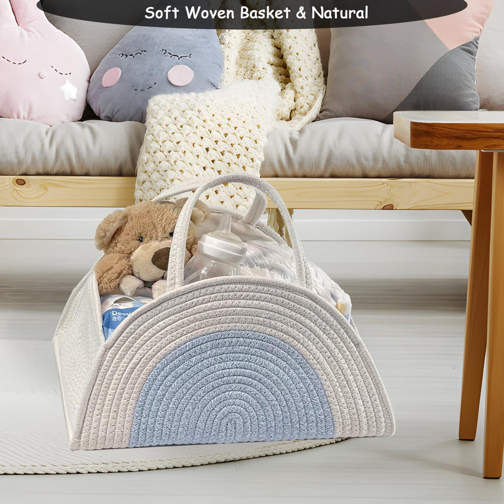 COMFY-HOMI cotton rope basket offers durable storage for years