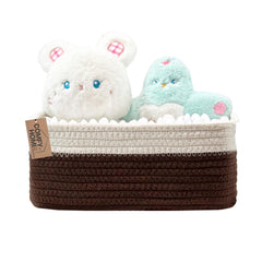 COMFY-HOMI cotton rope storage basket in nursery keeping toys organized