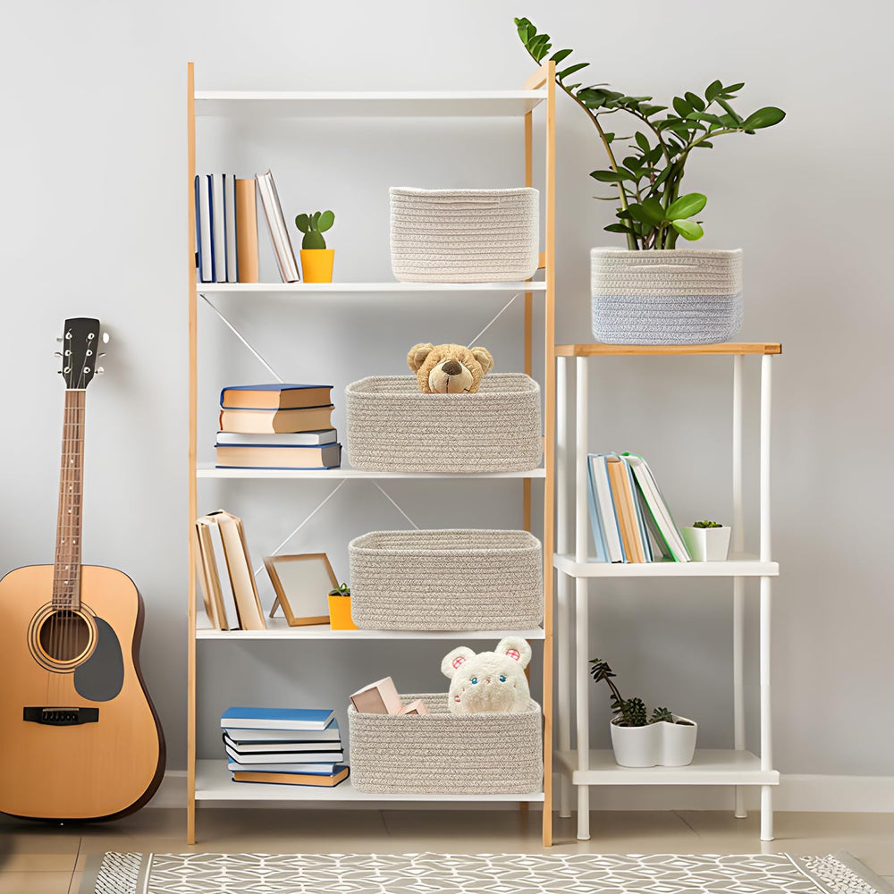 COMFY-HOMI decorative brown basket elevates any room while durable.