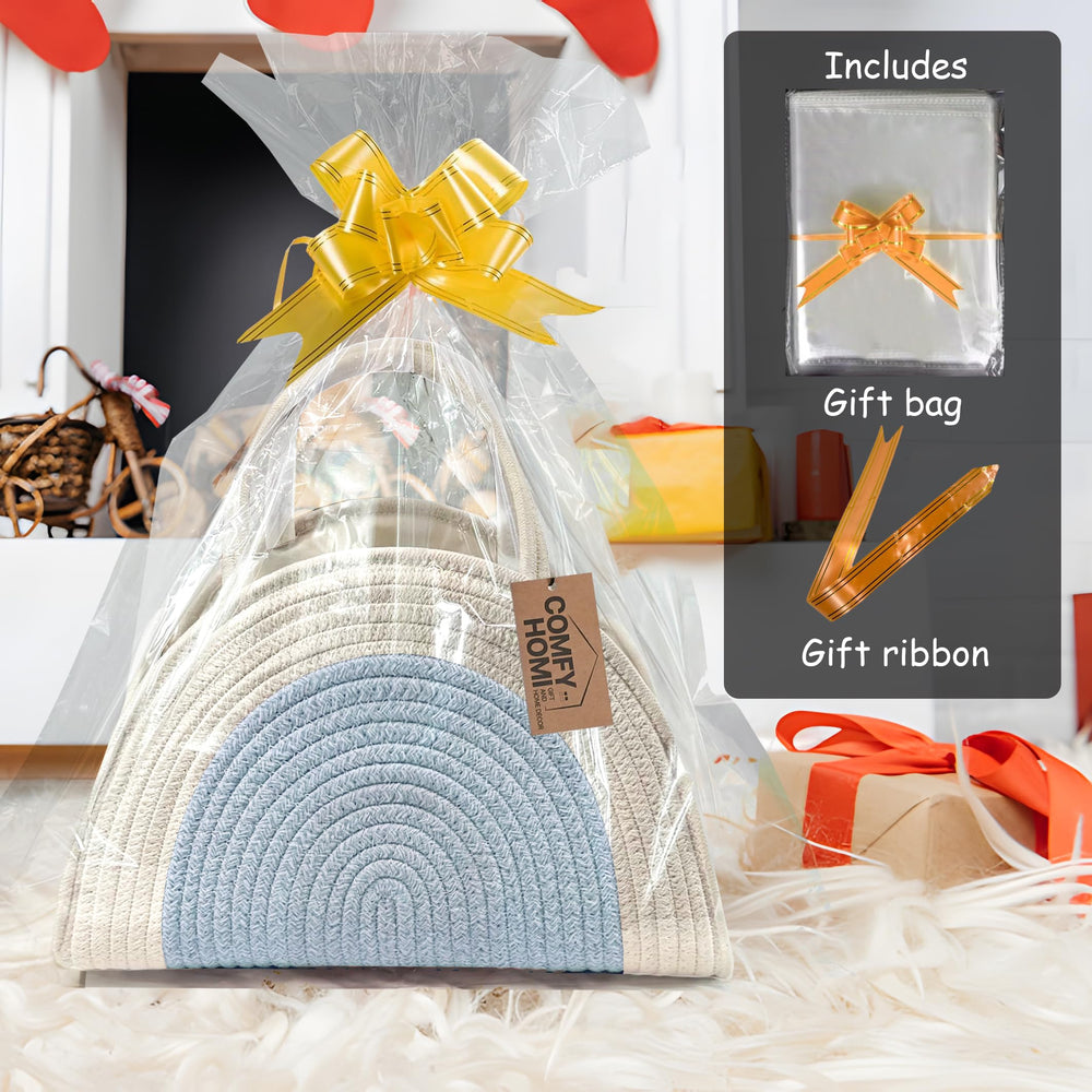 COMFY-HOMI diaper caddy with removable dividers for organized bottles and pacifiers