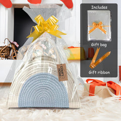 COMFY-HOMI diaper caddy with removable dividers for organized bottles and pacifiers