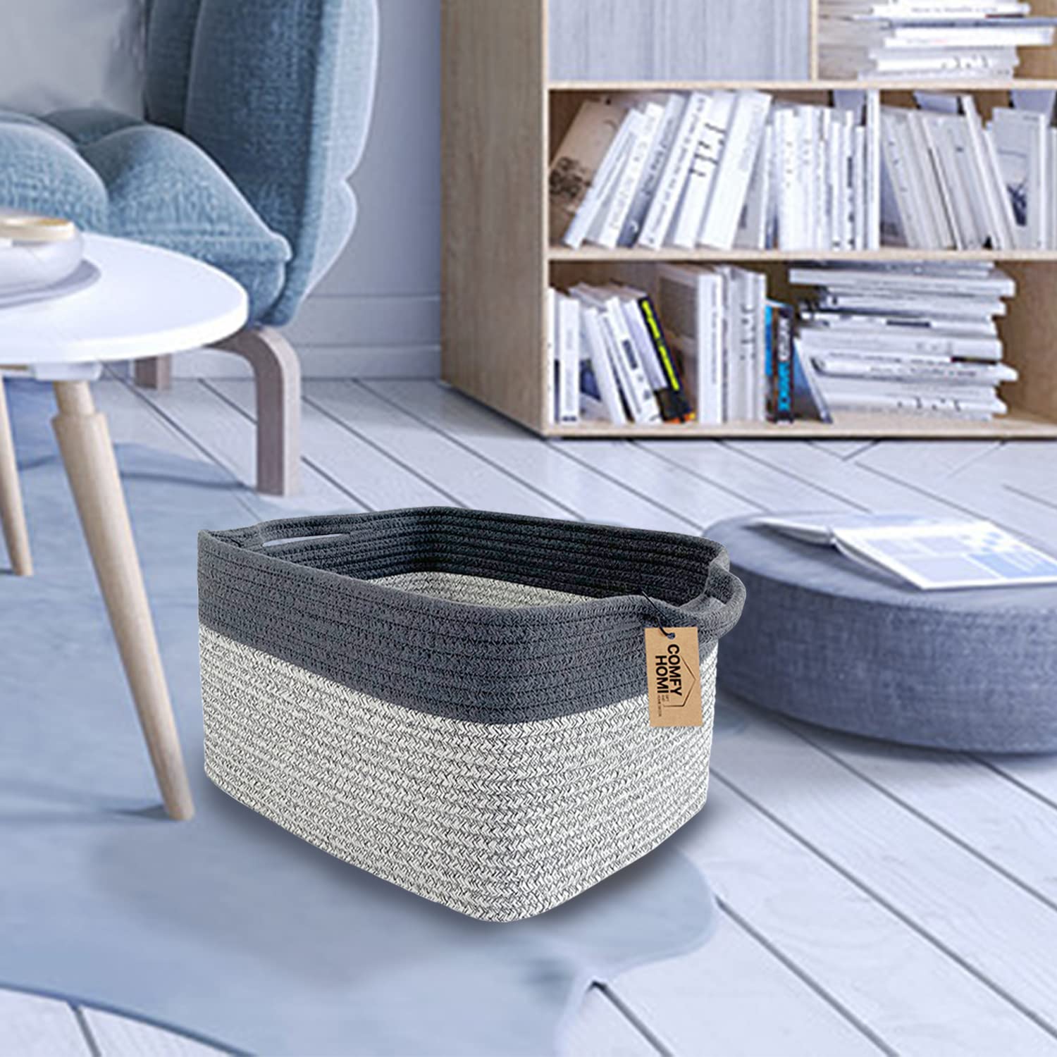 COMFY-HOMI dog toy storage bin keeps play area tidy