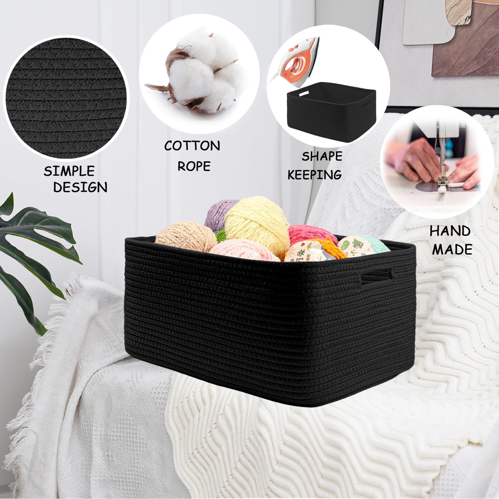 COMFY-HOMI eco-friendly non-toxic basket safe for kids
