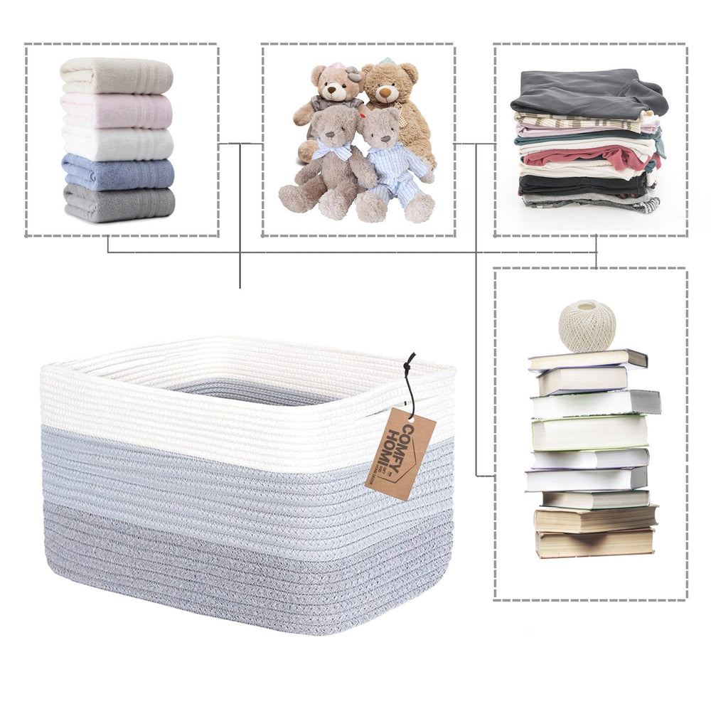 COMFY-HOMI decorative organizer adds style to living spaces.
