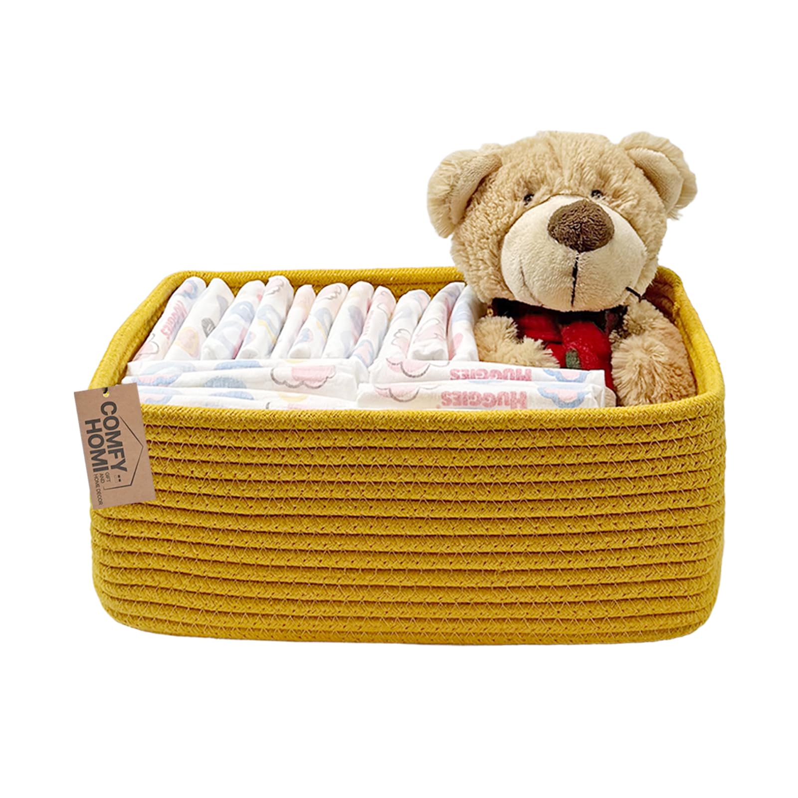 COMFY-HOMI gift bag included with the basket for easy, ready-to-gift presentation.