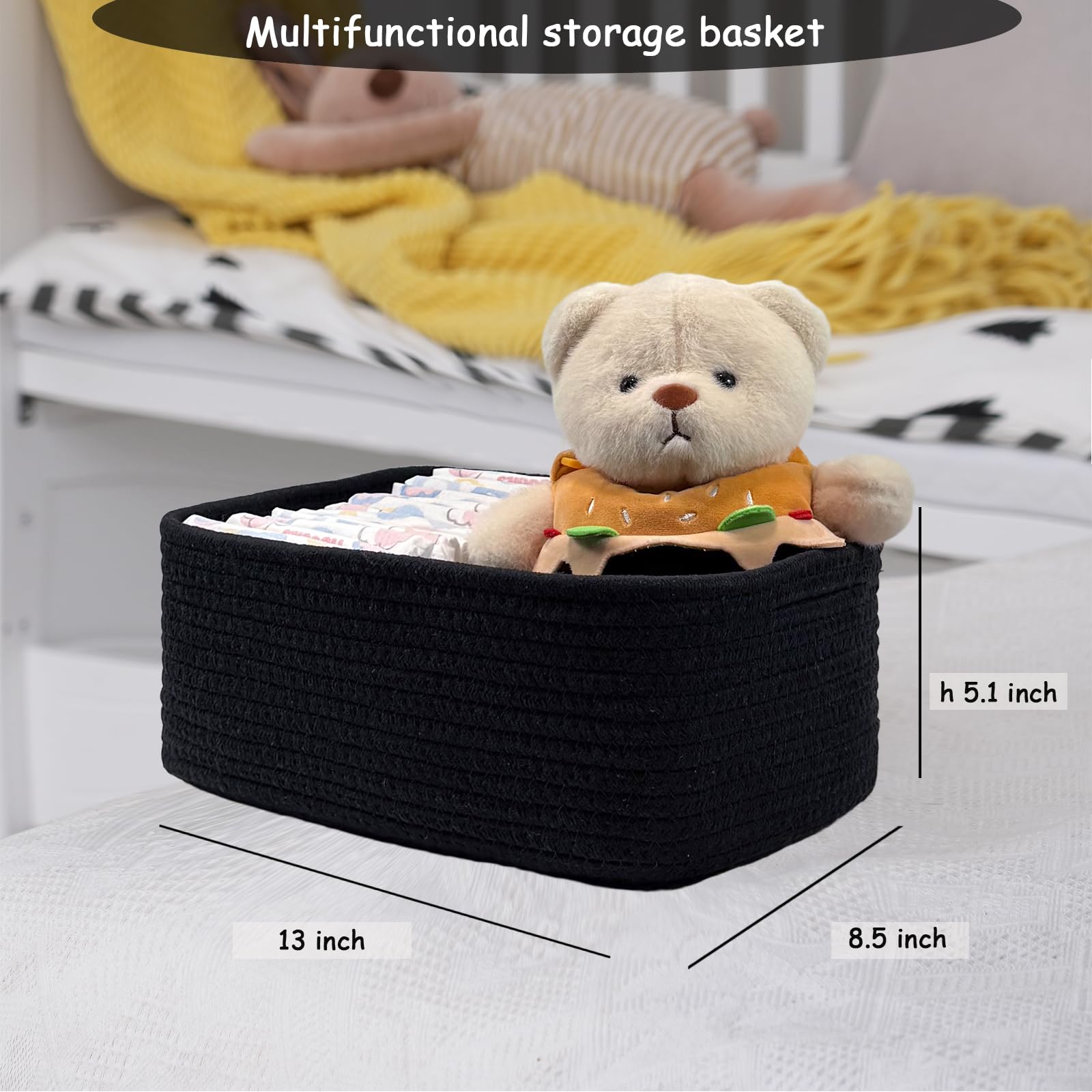 Hidden handles on COMFY-HOMI basket demonstrating discreet lifting
