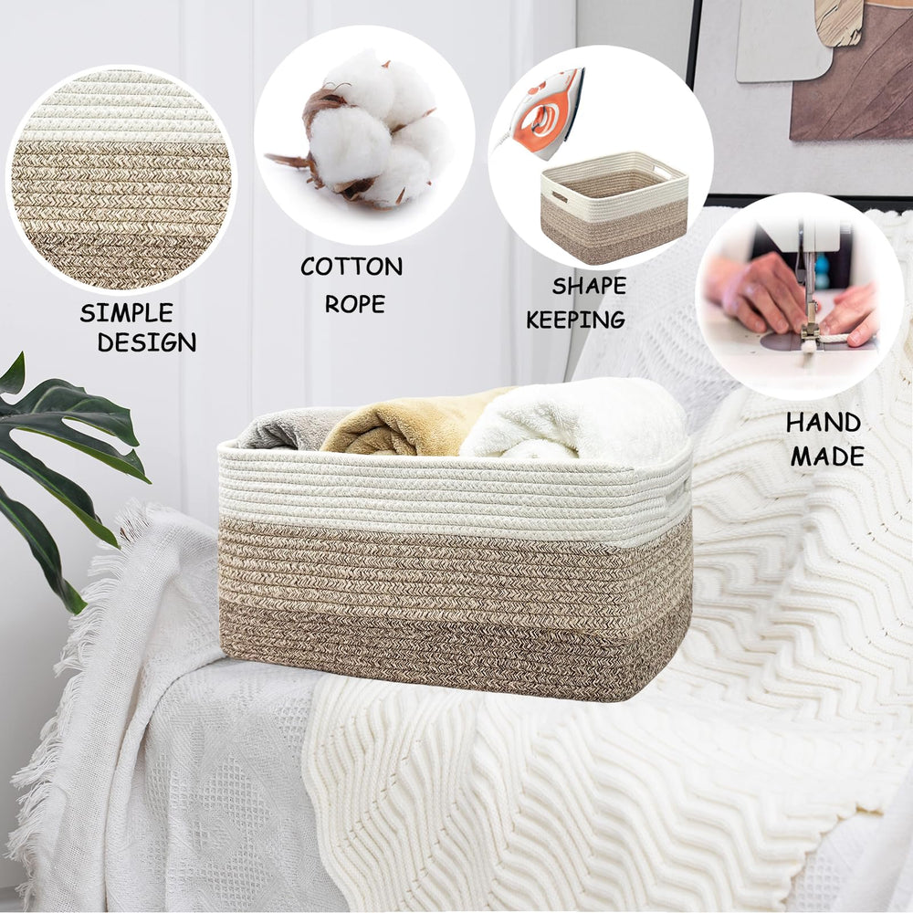 COMFY-HOMI large laundry basket fits bulky loads.