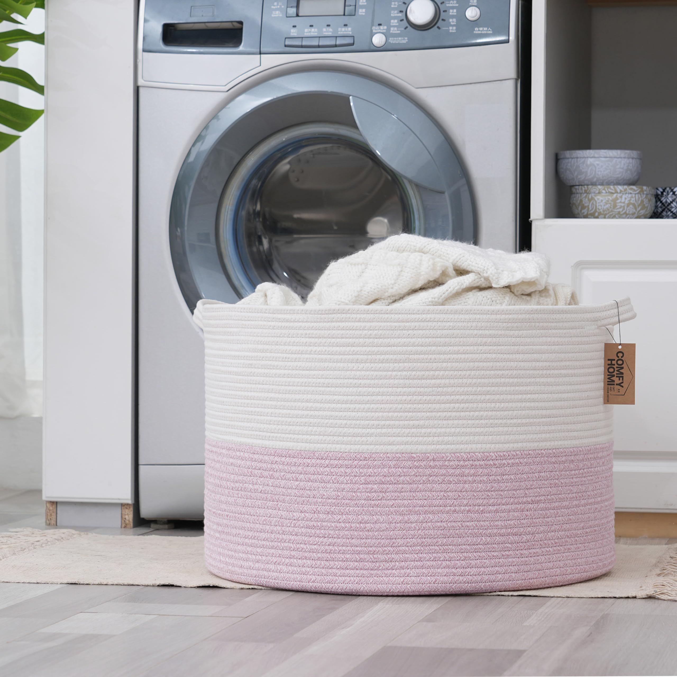 COMFY-HOMI laundry hamper for quick, easy organization.