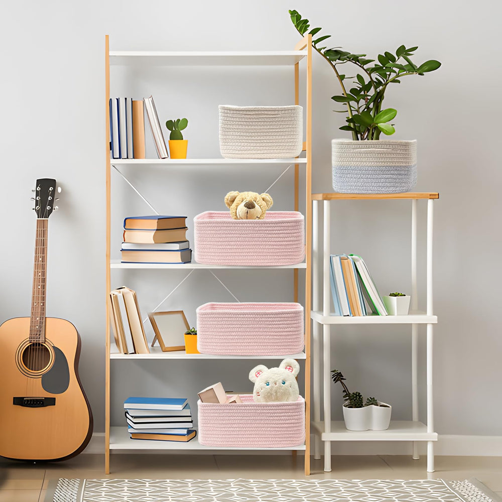 COMFY-HOMI invisible handles enable easy lifting while keeping woven look.