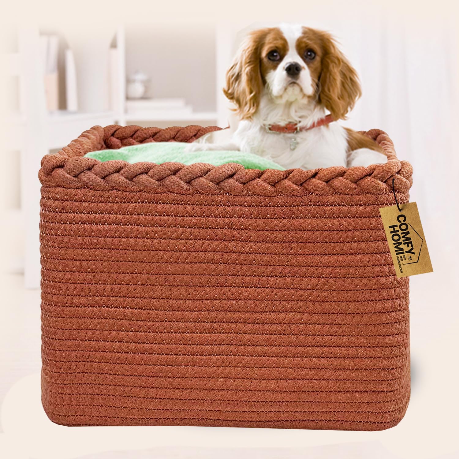 COMFY-HOMI organizing basket keeps toys and books tidy