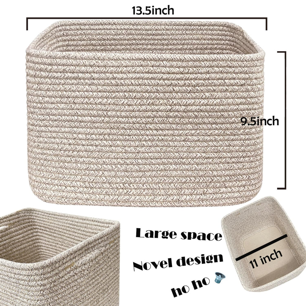 COMFY-HOMI basket for clothes organization in closet or bathroom.