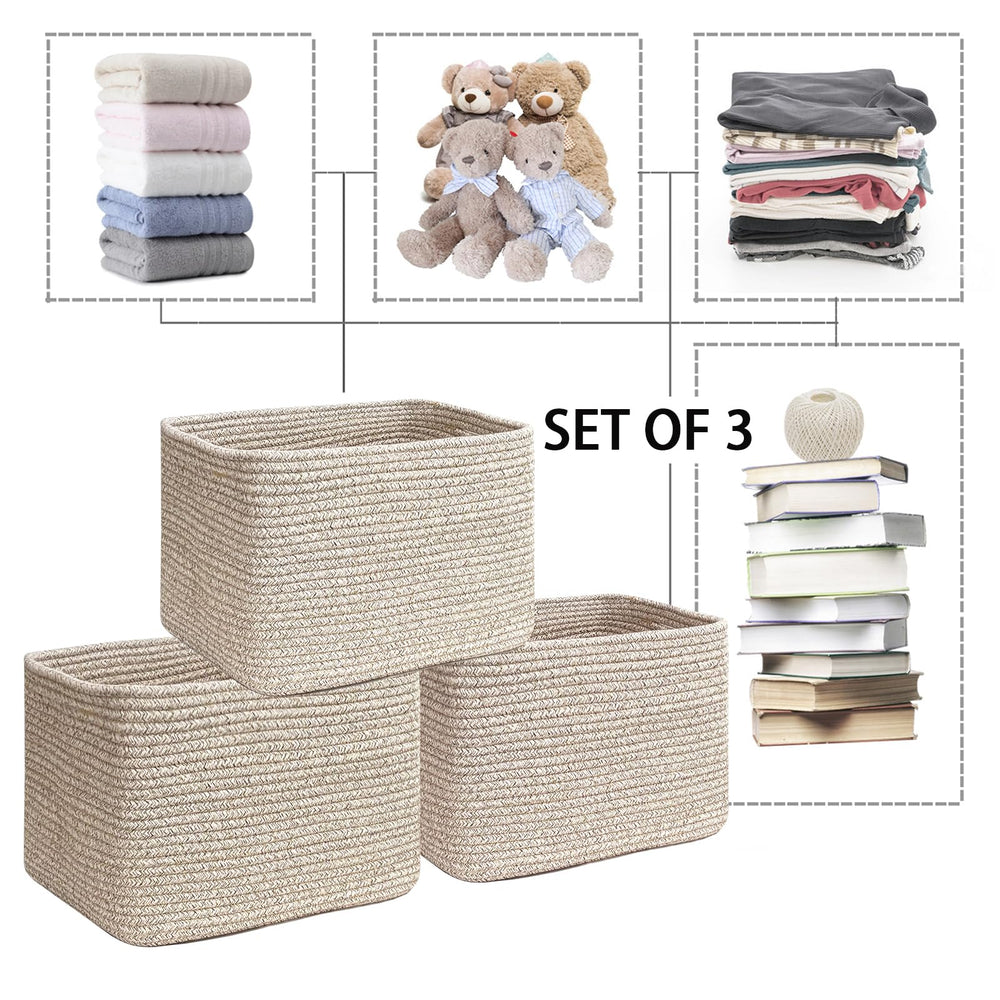 COMFY-HOMI woven basket easy shaping for quick organizing boosts.