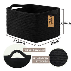 COMFY-HOMI soft storage basket protects furniture from scratches.