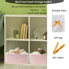 COMFY-HOMI space-max rectangular design fits more items on shelves.