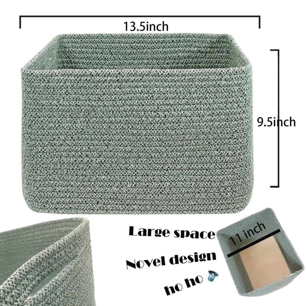 COMFY-HOMI decorative basket for shelf or wardrobe organization.
