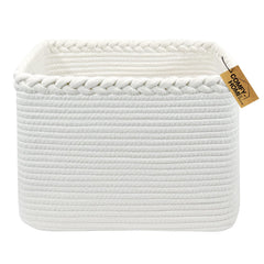 COMFY-HOMI square woven basket outer view for elegant organization.