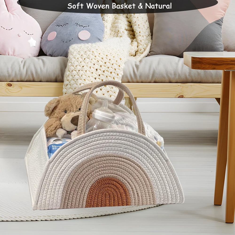 COMFY-HOMI durable cotton rope construction maintains shape for long-lasting use.