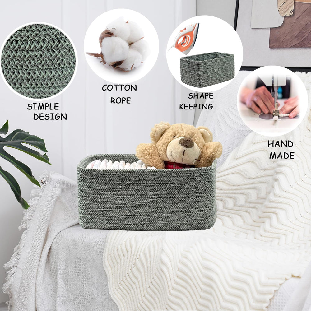 COMFY-HOMI versatile baskets suit nurseries, closets, and living spaces.