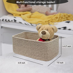 COMFY-HOMI toy storage bin fits shelves and reduces clutter.