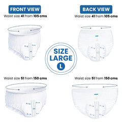 Comfy Life absorbent adult diaper for women and men with strong leakage protection