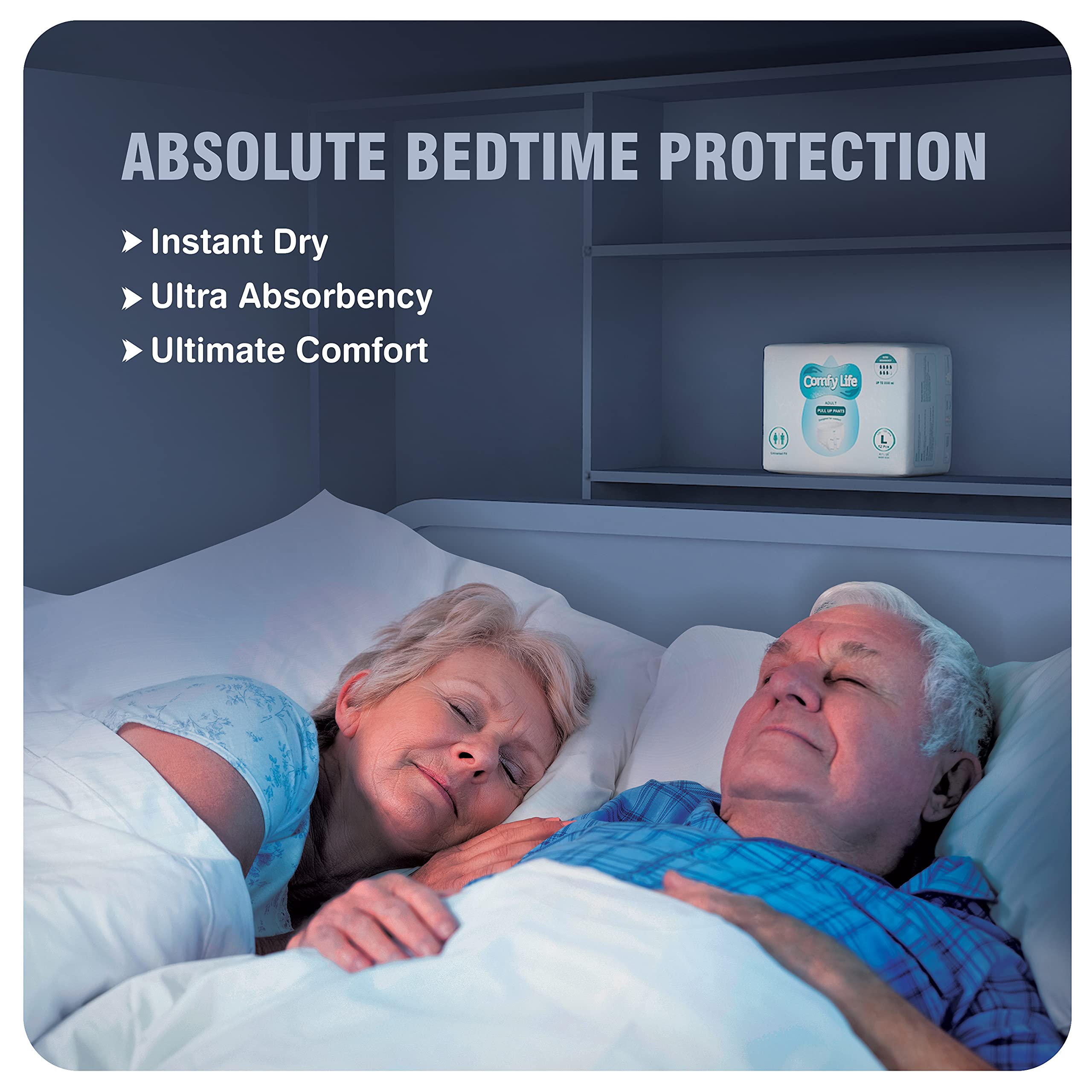 Comfy Life ADL layer helps maintain skin dryness and comfort.