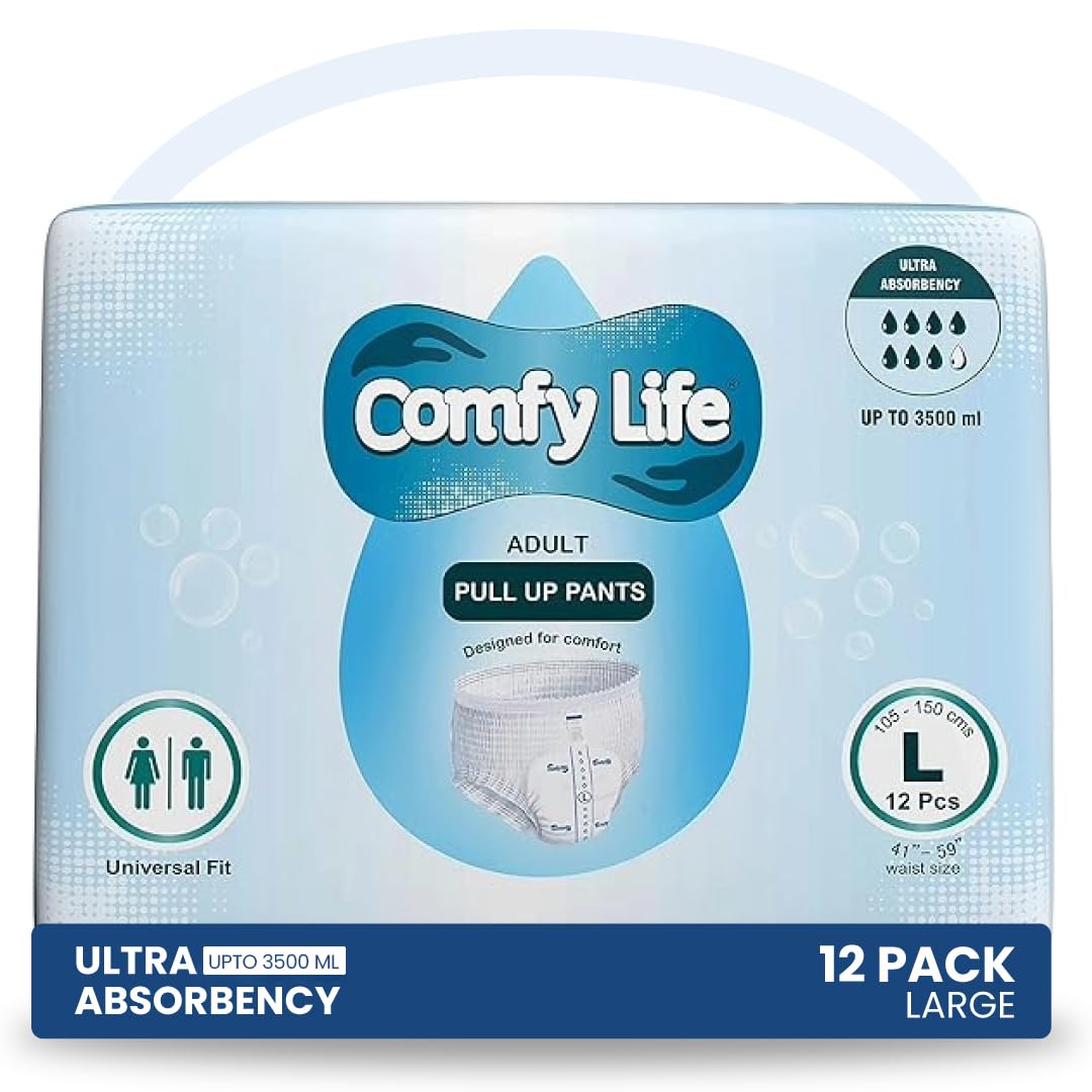 Comfy Life premium adult diaper pull-up pants offering reliable protection and all-day comfort