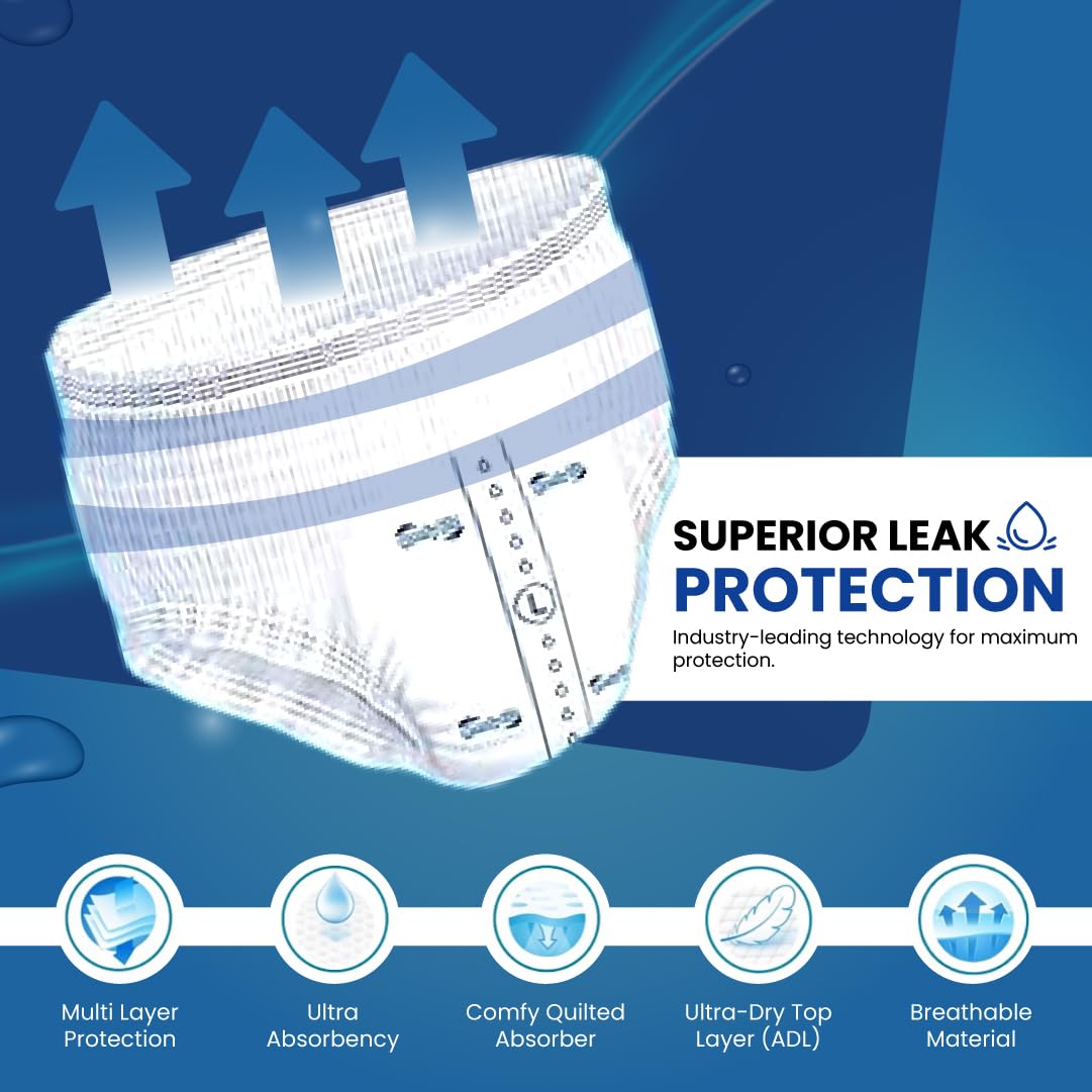 Comfy Life diaper features a wetness indicator for quick status checks