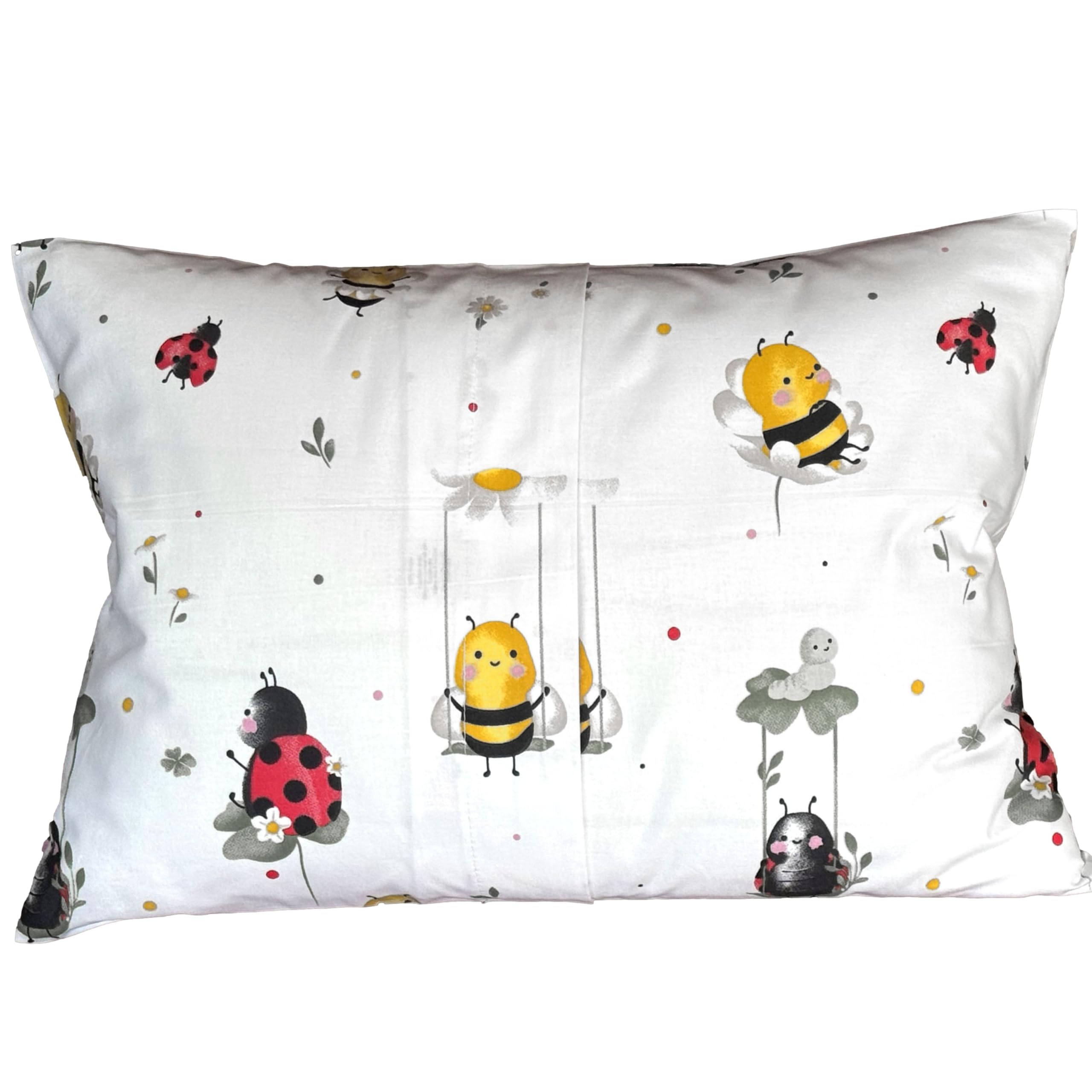 Comfy Turtles 13x18 standard pillowcase fits toddlers securely