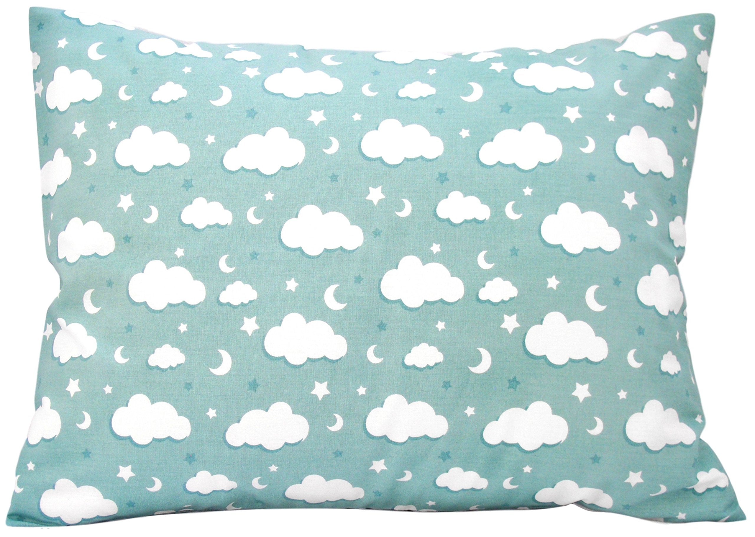 Comfy Turtles Moon Child toddler pillowcase in soft cotton for restful naps.