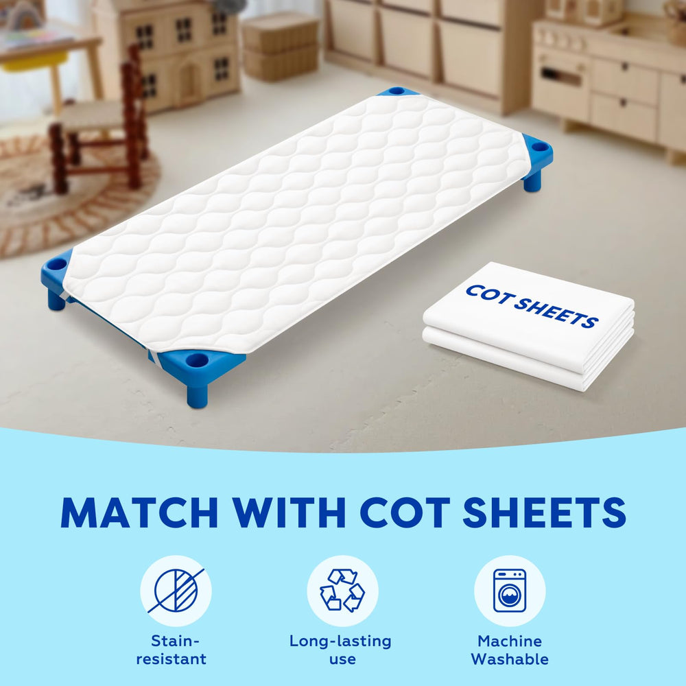 Fits 23x51 inches standard cots with Comfyanno nap mat