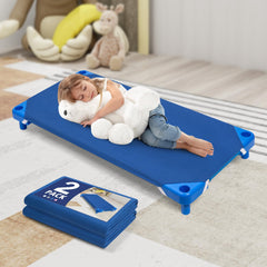 Comfyanno cot sheets 23x40 fitted on a daycare cot for soft nap time