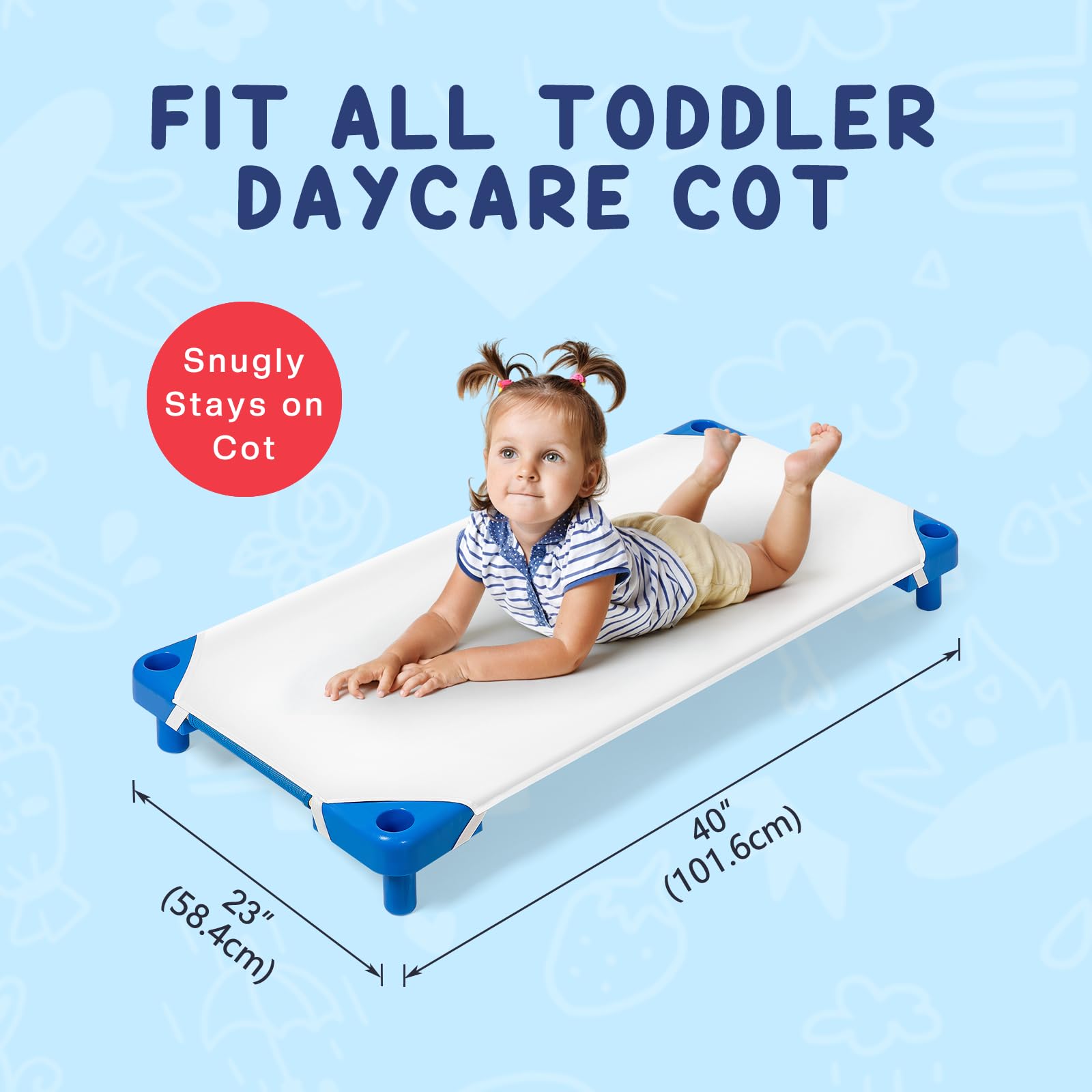 Reinforced elastic corners keep sheets securely in place