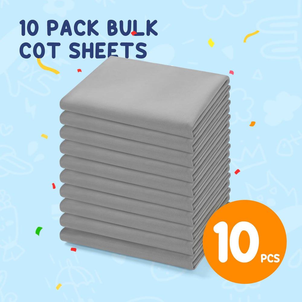 Comfyanno 23x40 fitted sheet with reinforced elastics for secure fit.
