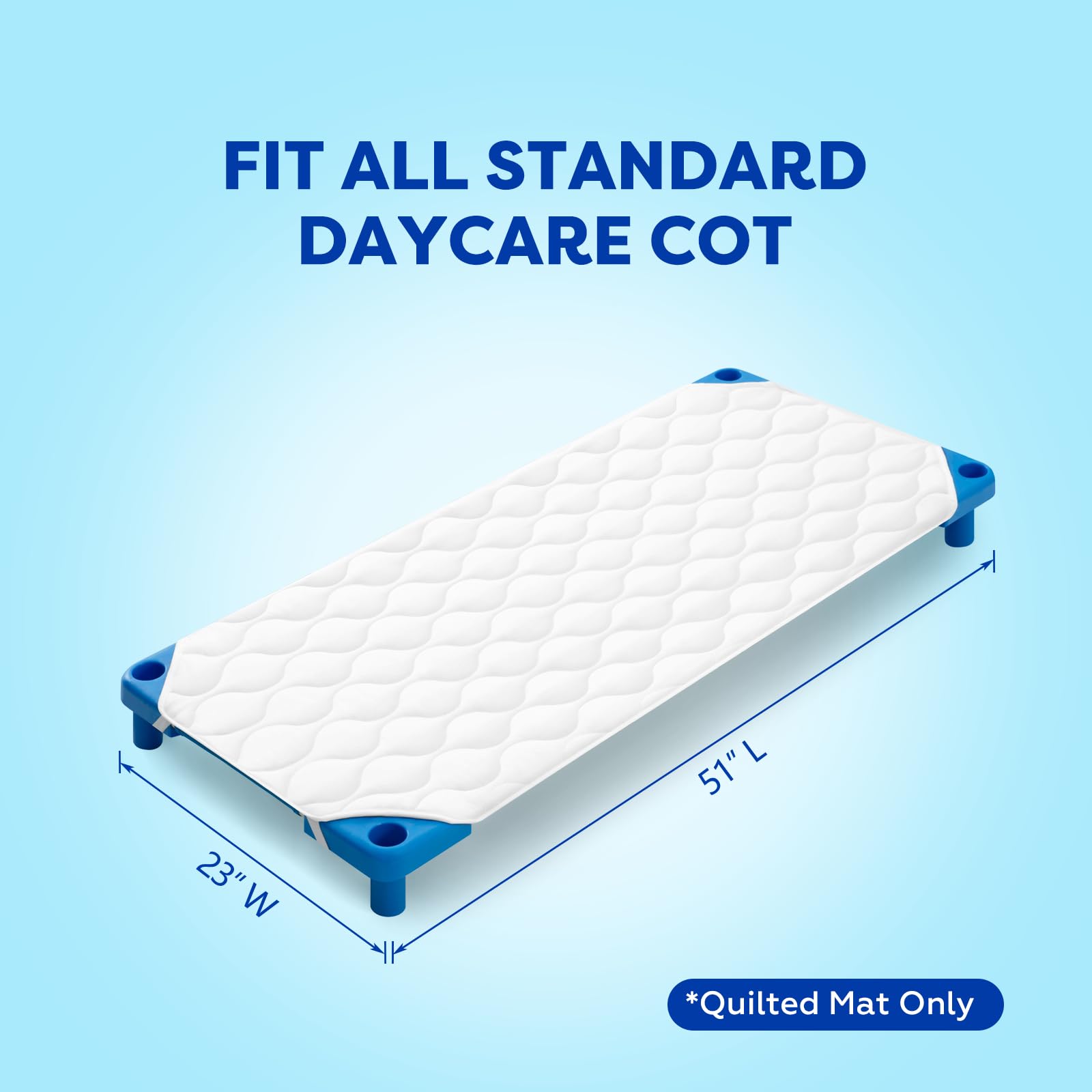 Lightweight and portable nap mat for easy packing