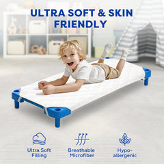 Comfyanno nap mat with extra support filling for toddlers' comfort