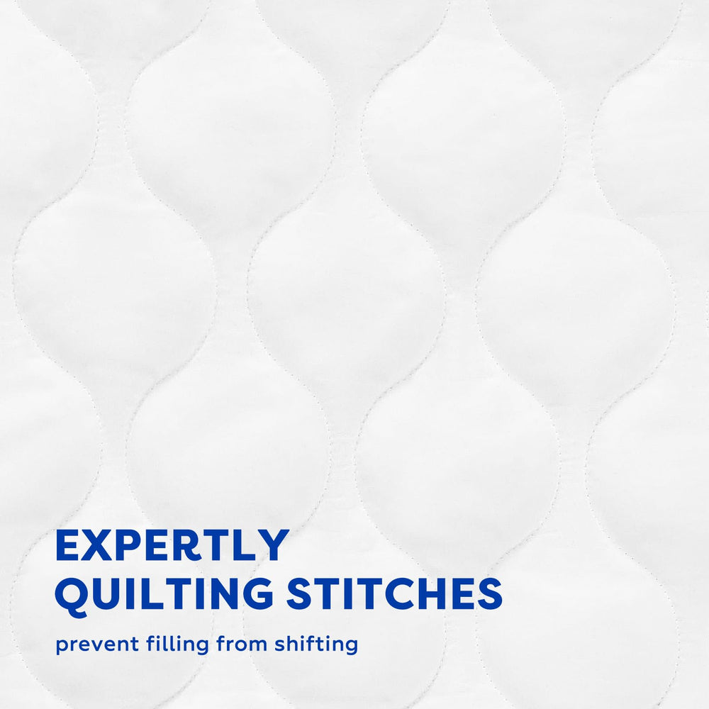 Soft brushed microfiber surface reduces sleep marks